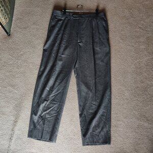 Giovanni Wool/cashmere trousers, gray